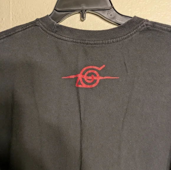Naruto Black and Red Graphic Men's Shirt Size Xl Pre-owned Ripple Function - Picture 4 of 5